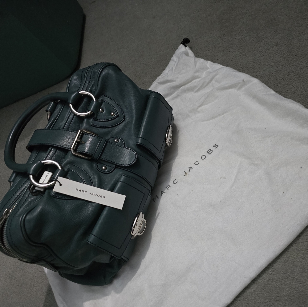 Marc Jacob Blake Satchel in Peacock Teal